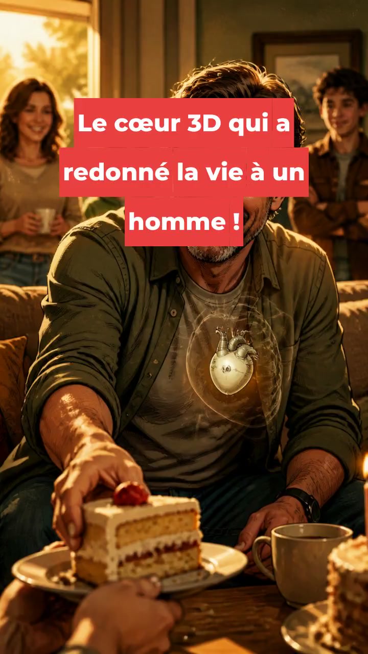 Le cœur 3D qui a redonné la vie à un homme !