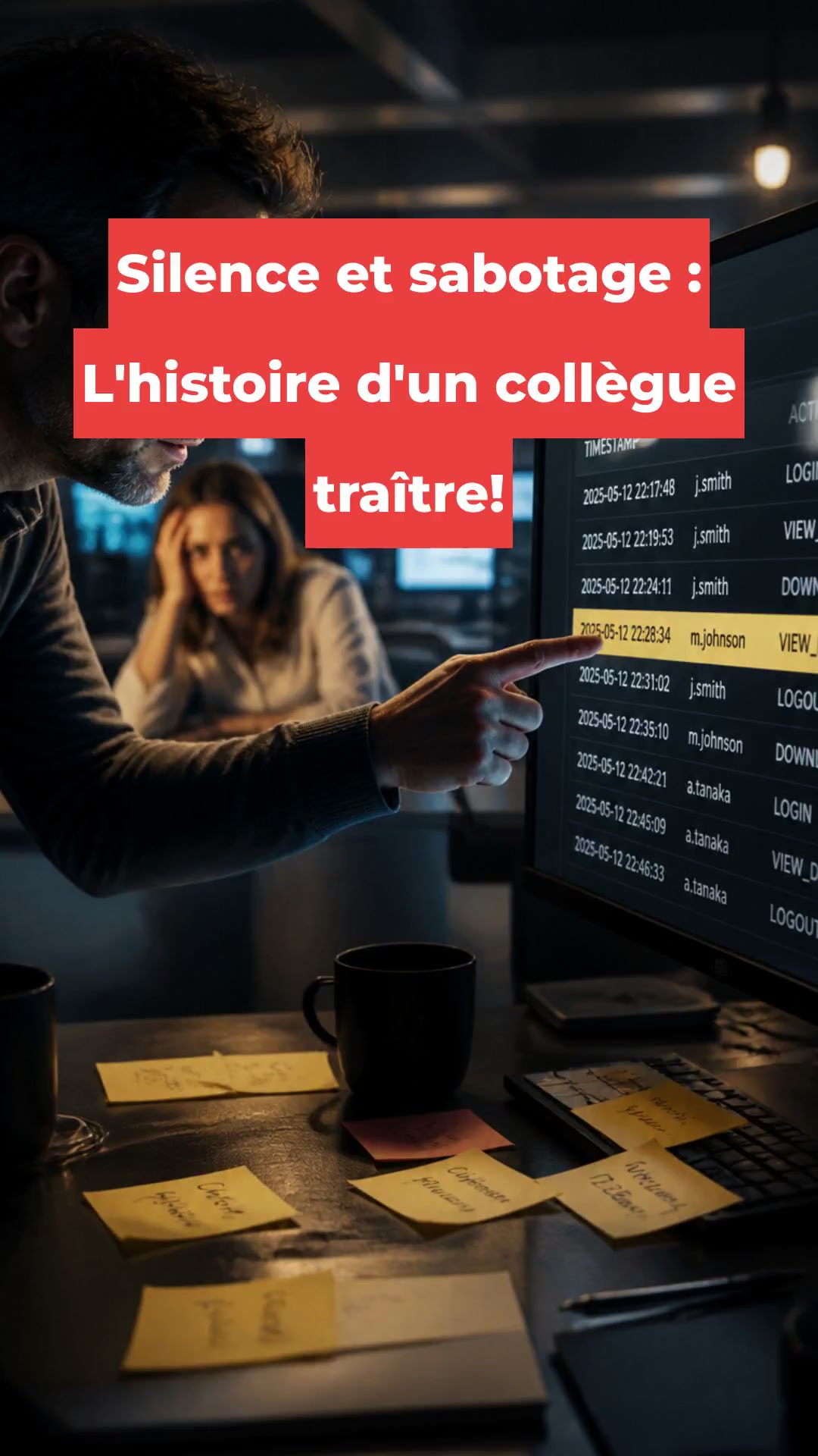 Silence et sabotage : L'histoire d'un collègue traître!