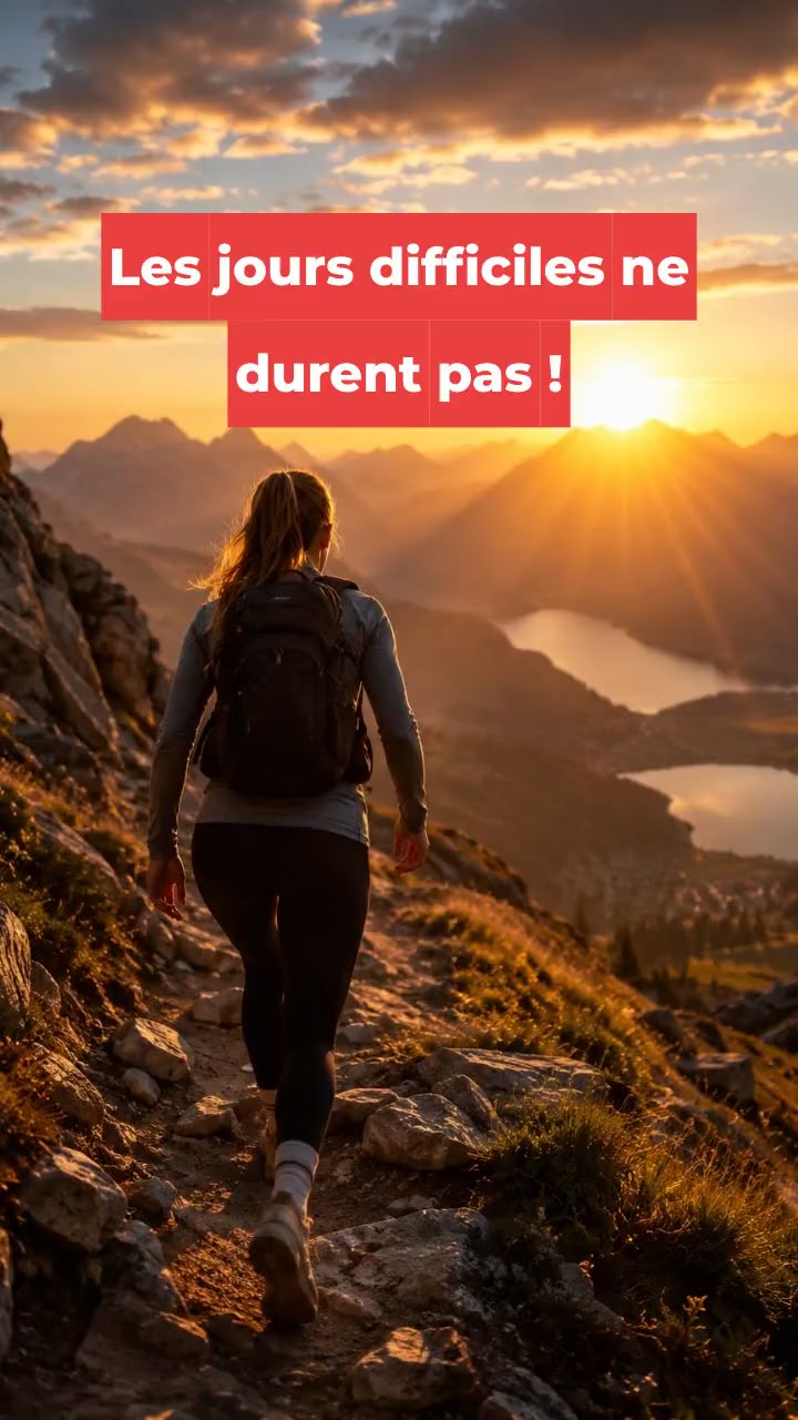 Les jours difficiles ne durent pas !