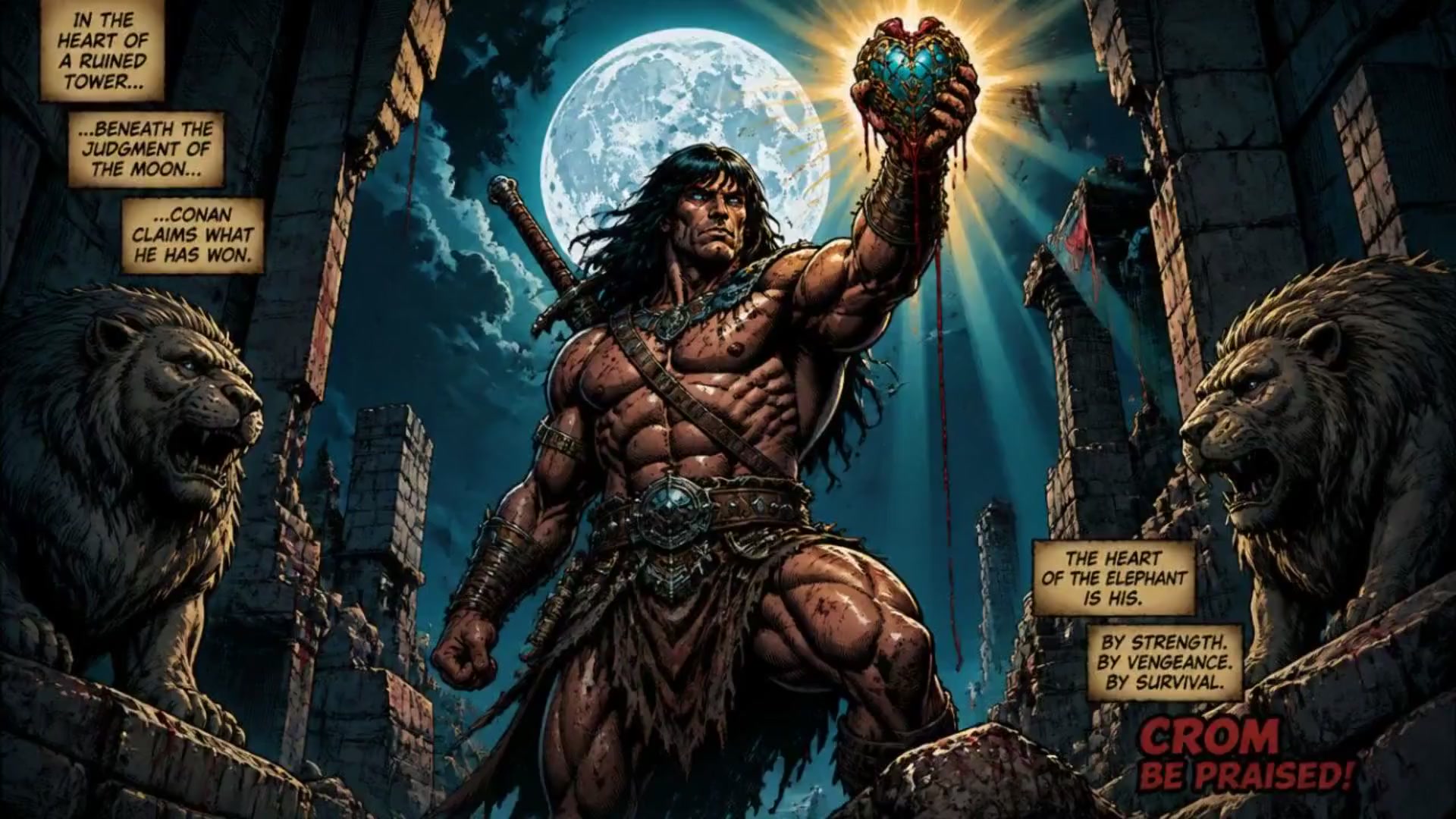 Conan and the Heart of the Elephant: A Tale of Vengeance