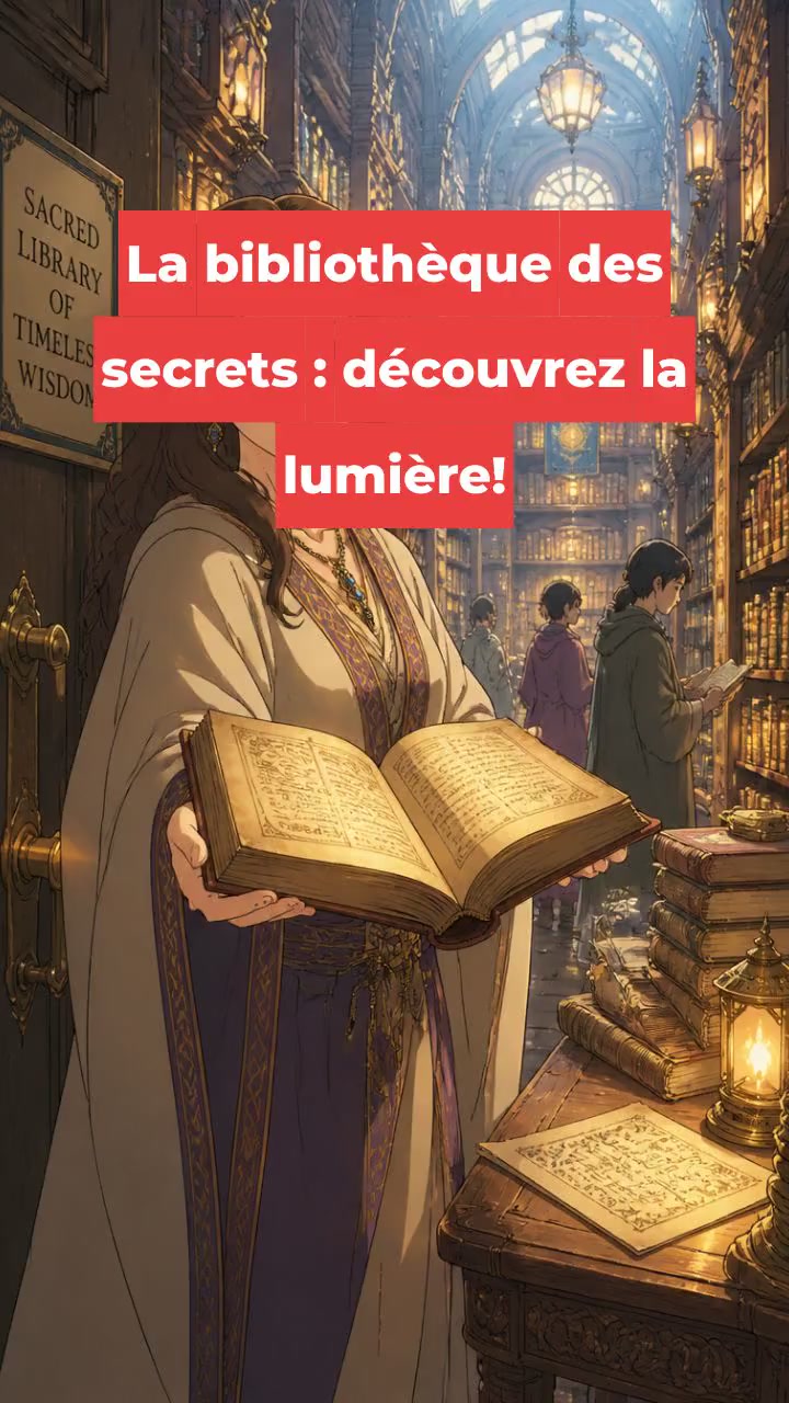 La bibliothèque des secrets : découvrez la lumière!