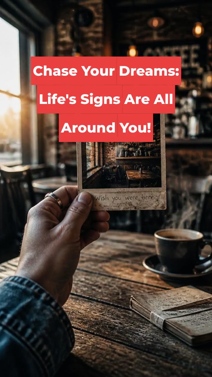Chase Your Dreams: Life's Signs Are All Around You!