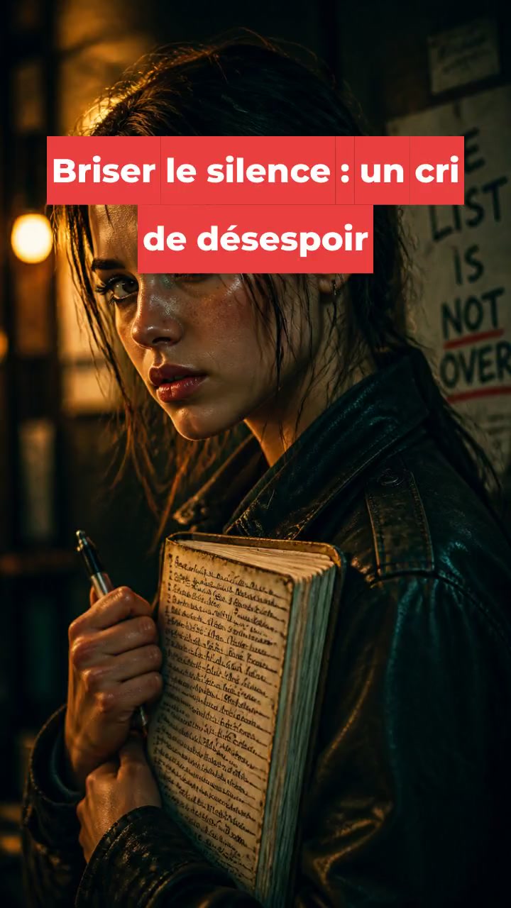 Briser le silence : un cri de désespoir