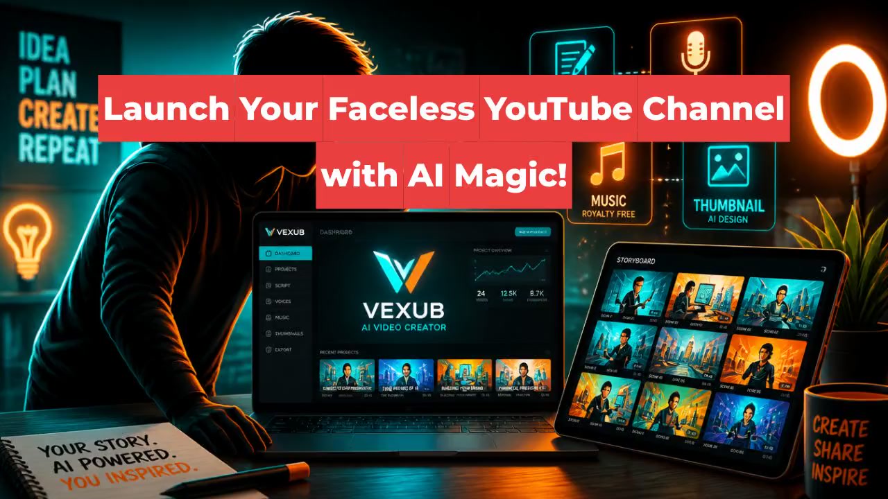 Launch Your Faceless YouTube Channel with AI Magic!