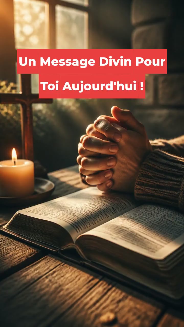 Un Message Divin Pour Toi Aujourd'hui !