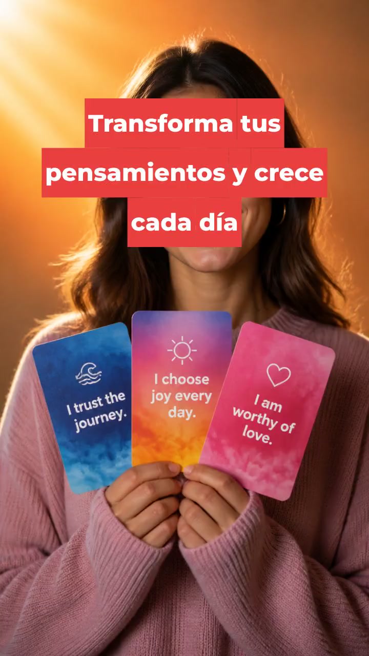 Transforma tus pensamientos y crece cada día