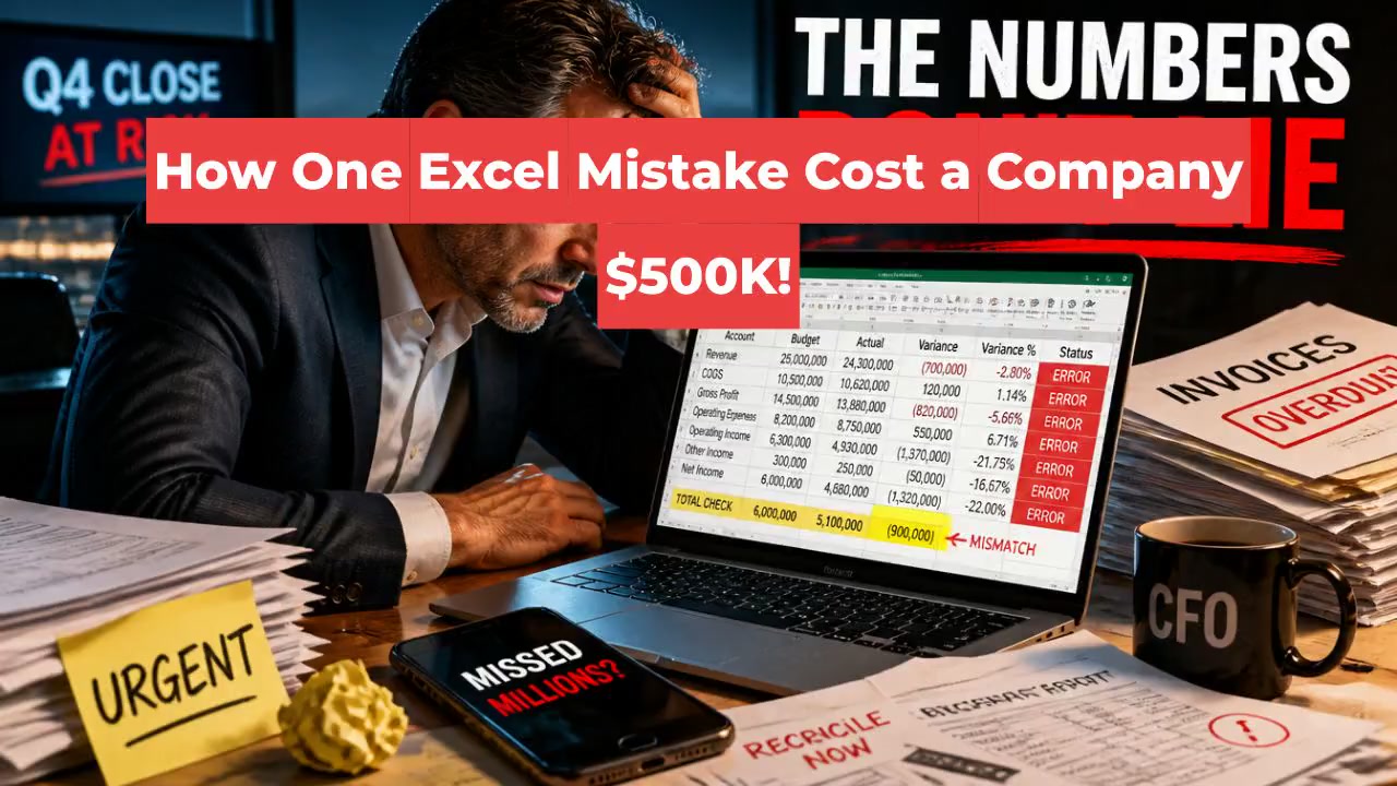 How One Excel Mistake Cost a Company $500K!