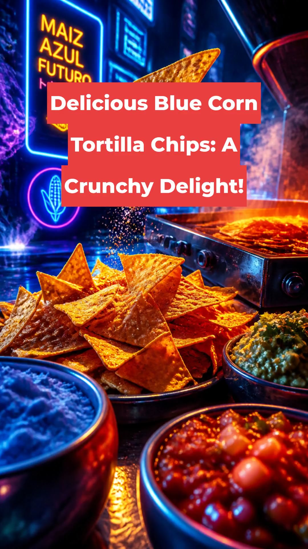 Delicious Blue Corn Tortilla Chips: A Crunchy Delight!