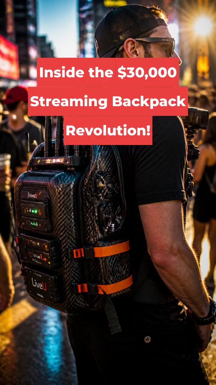 Inside the $30,000 Streaming Backpack Revolution!