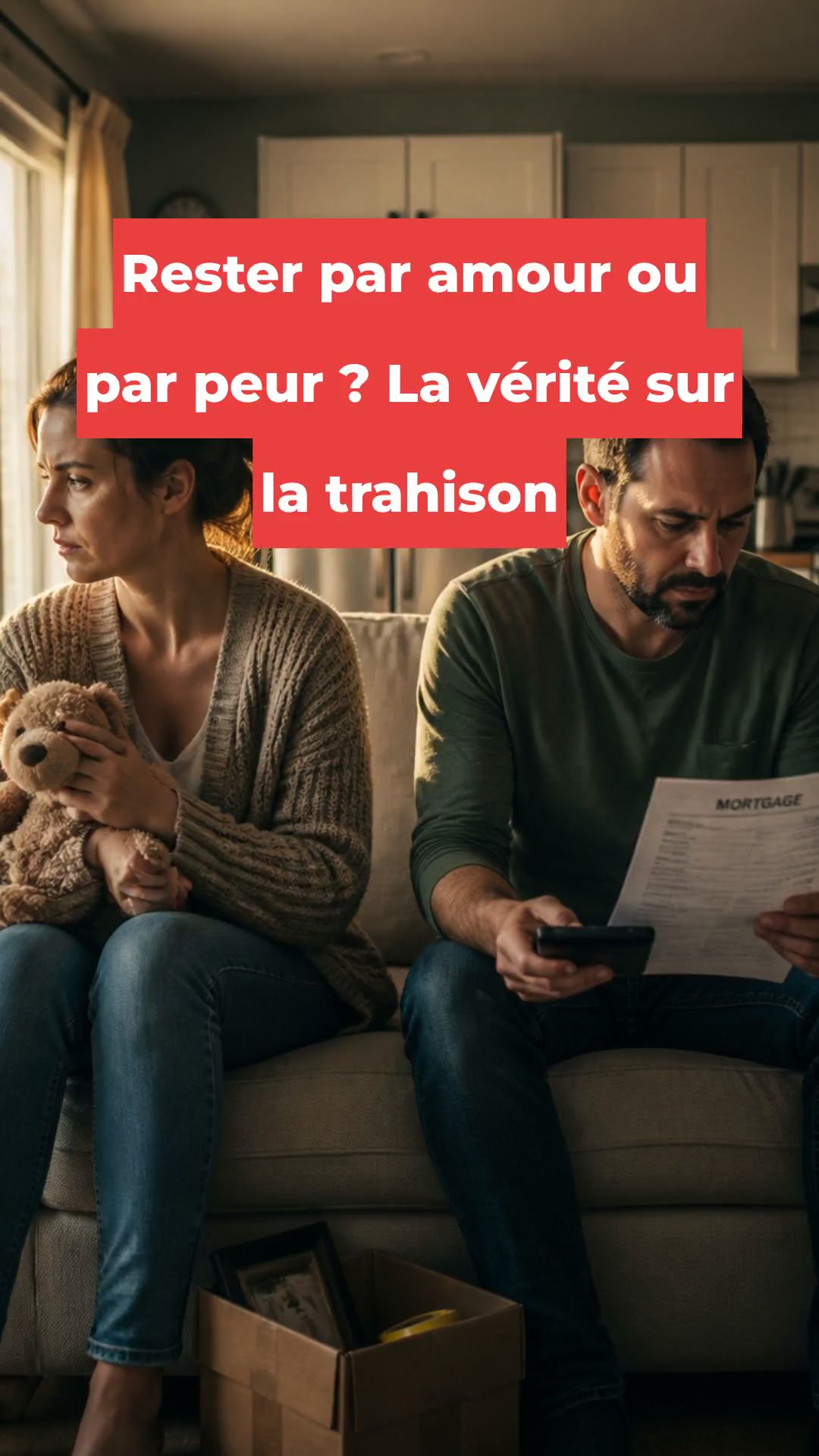 Rester par amour ou par peur ? La vérité sur la trahison