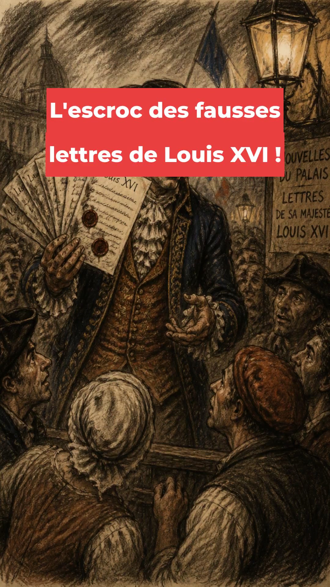 L'escroc des fausses lettres de Louis XVI !