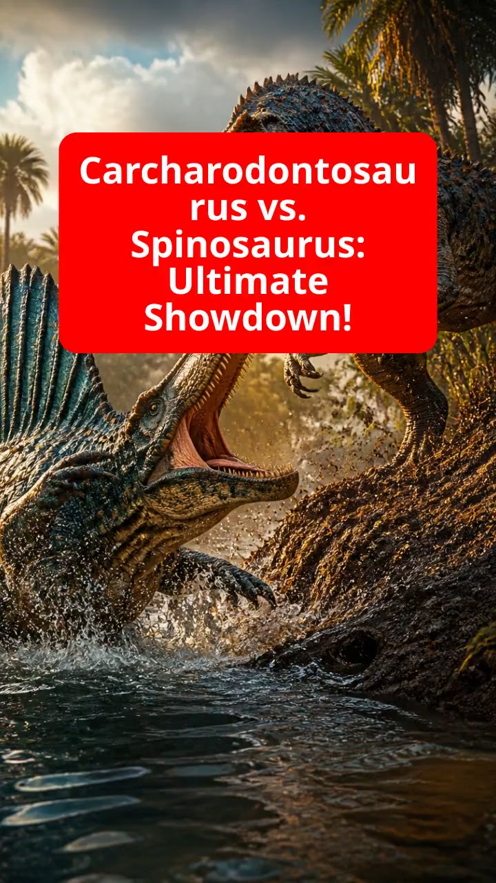 Carcharodontosaurus vs. Spinosaurus: Ultimate Showdown!