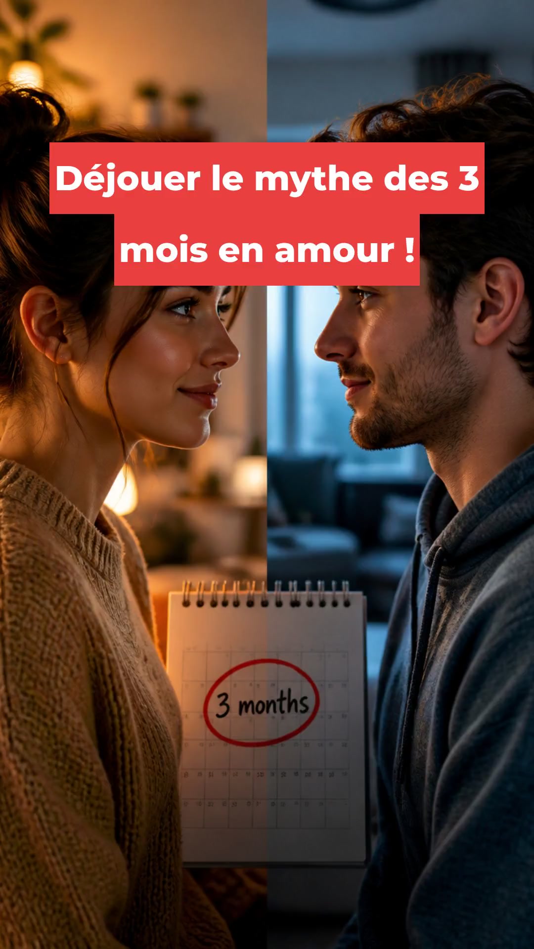 Déjouer le mythe des 3 mois en amour !