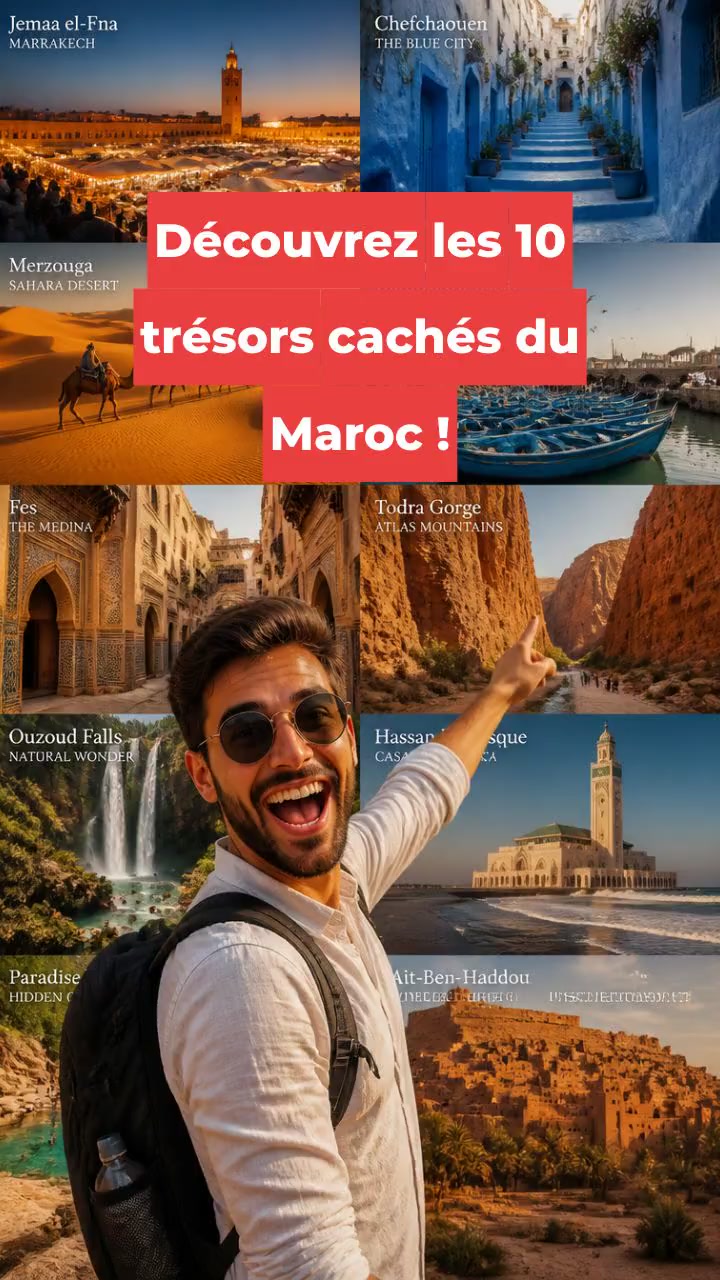 Découvrez les 10 trésors cachés du Maroc !