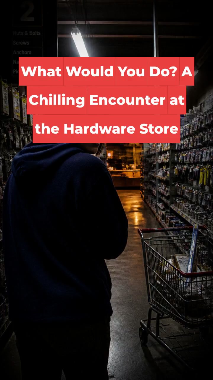What Would You Do? A Chilling Encounter at the Hardware Store
