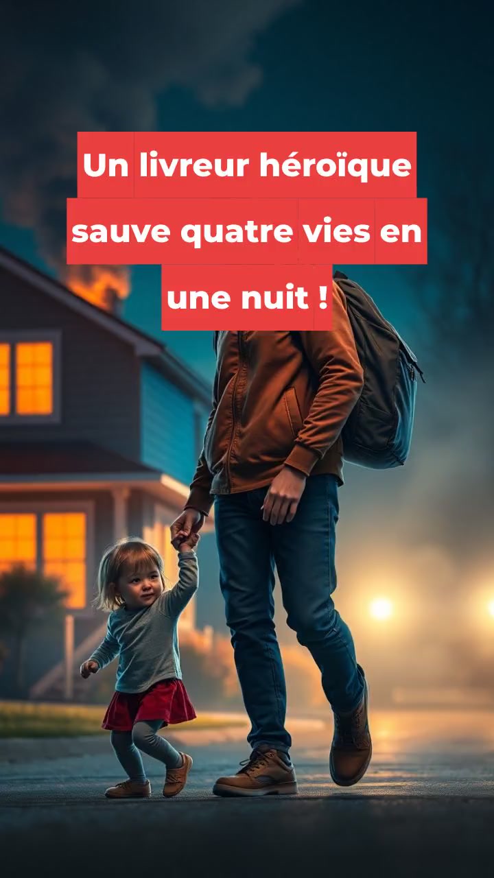 Un livreur héroïque sauve quatre vies en une nuit !