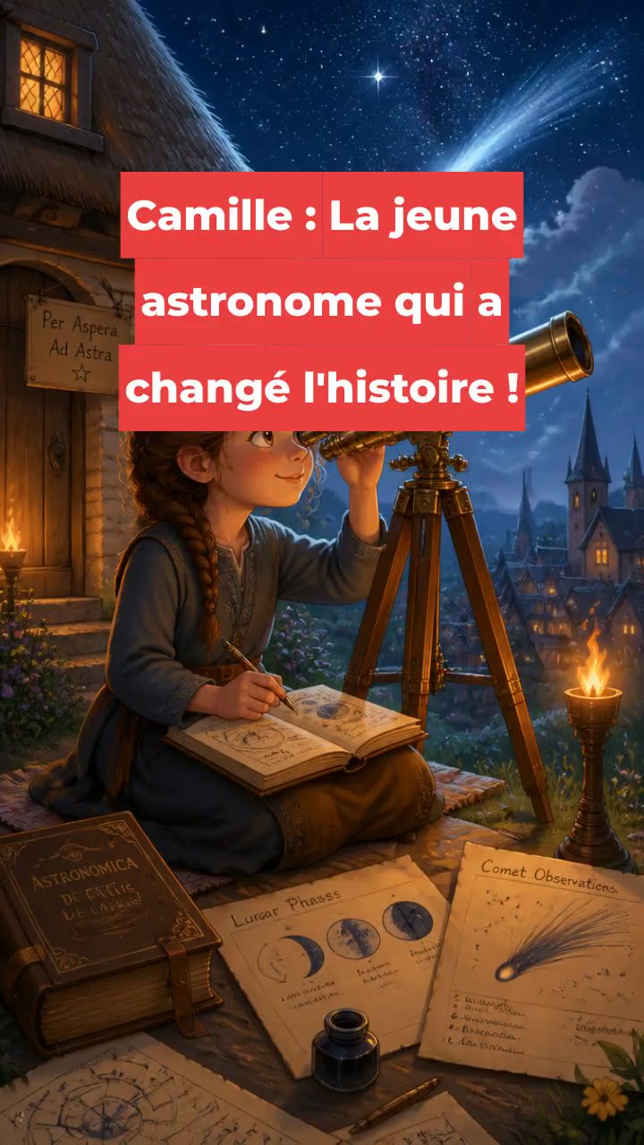 Camille : La jeune astronome qui a changé l'histoire !