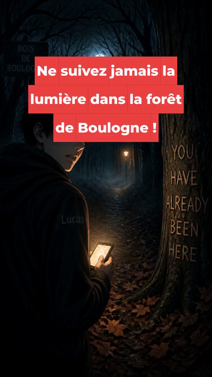 Ne suivez jamais la lumière dans la forêt de Boulogne !