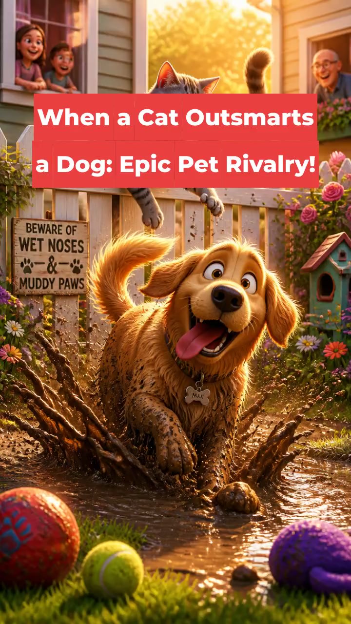 When a Cat Outsmarts a Dog: Epic Pet Rivalry!