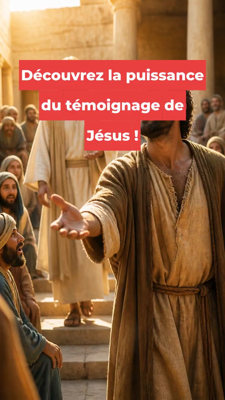Découvrez la puissance du témoignage de Jésus !