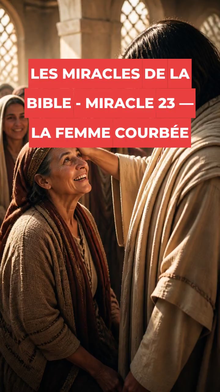 LES MIRACLES DE LA BIBLE - MIRACLE 23 — LA FEMME COURBÉE