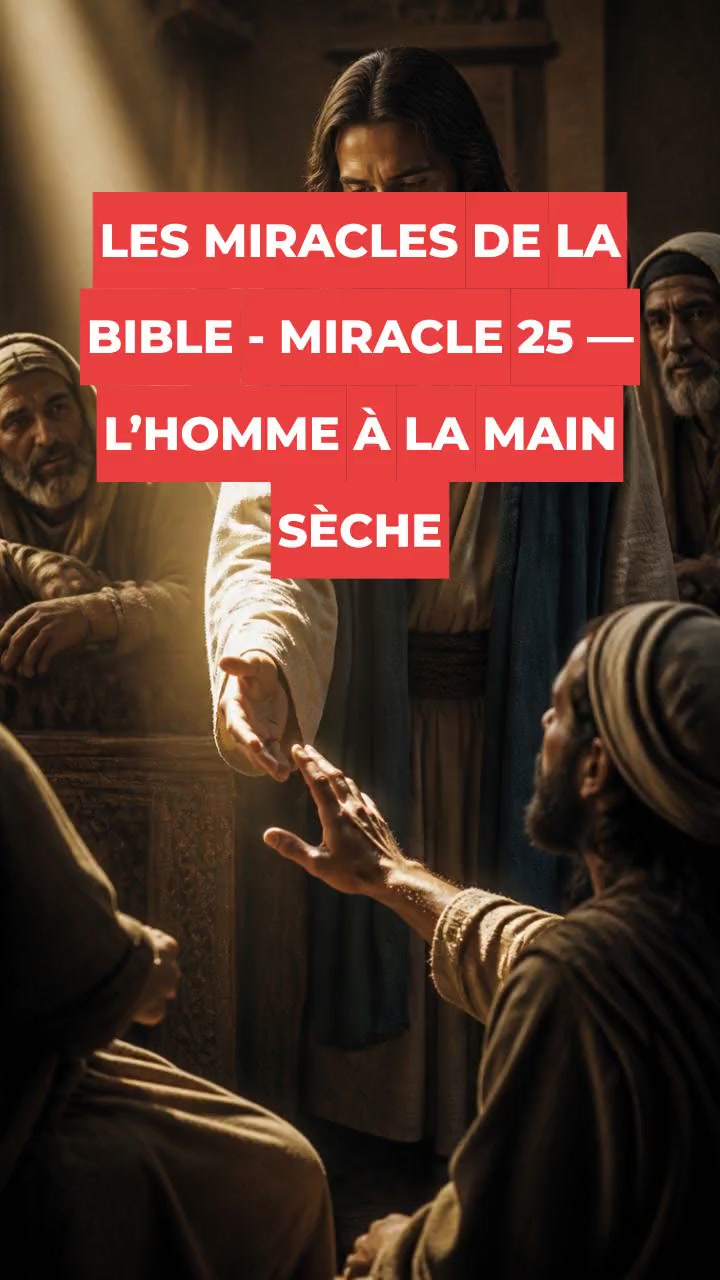 LES MIRACLES DE LA BIBLE - MIRACLE 25 — L’HOMME À LA MAIN SÈCHE