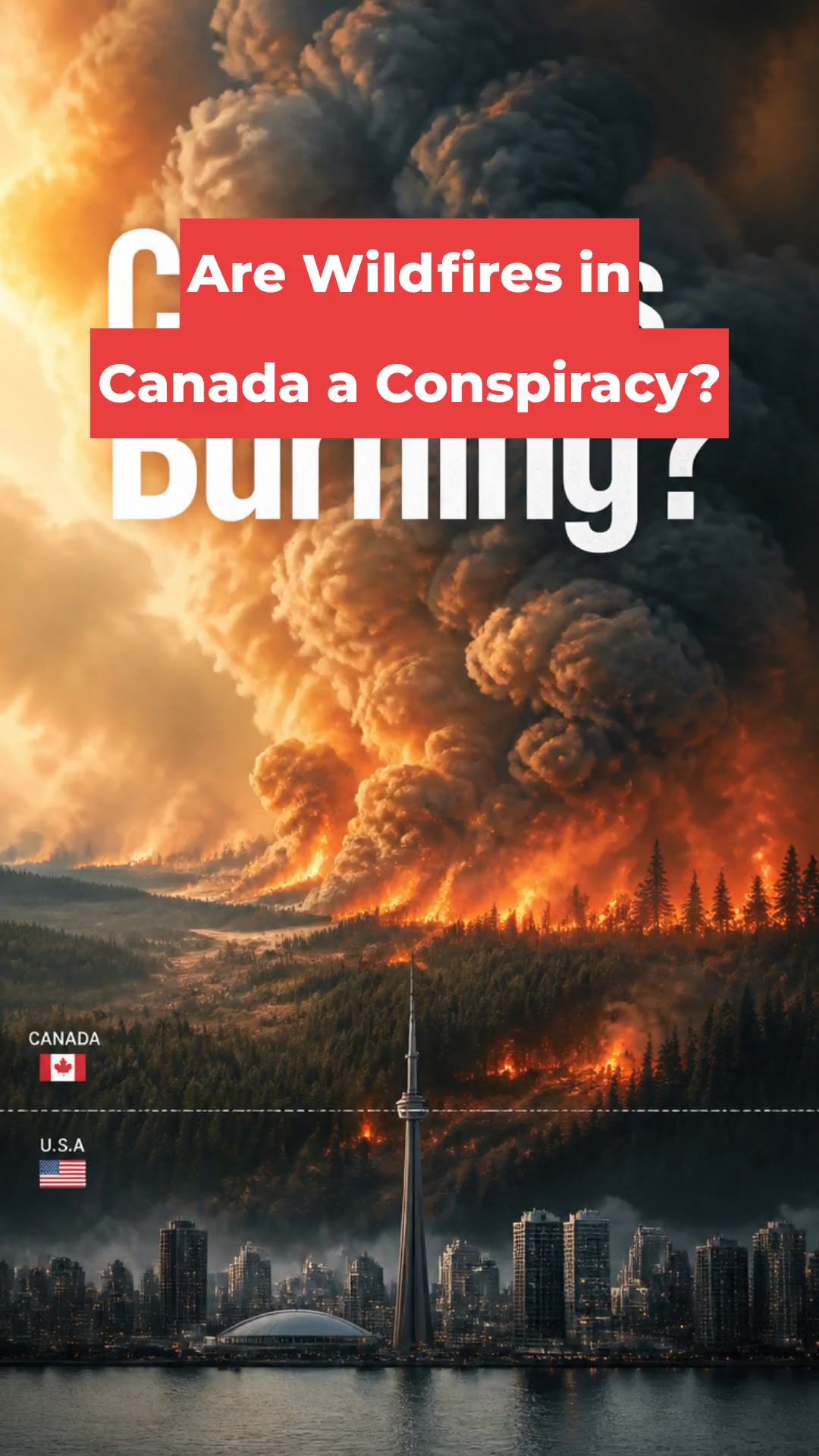 Are Wildfires in Canada a Conspiracy?