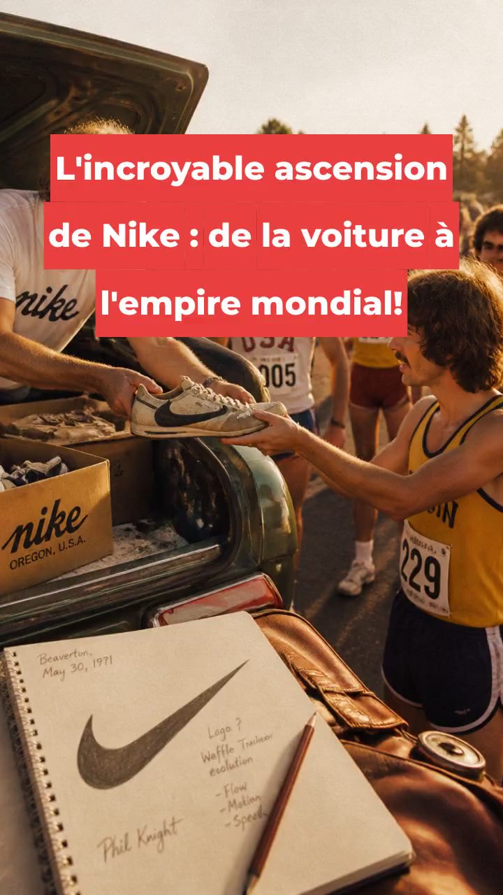 L'incroyable ascension de Nike : de la voiture à l'empire mondial!