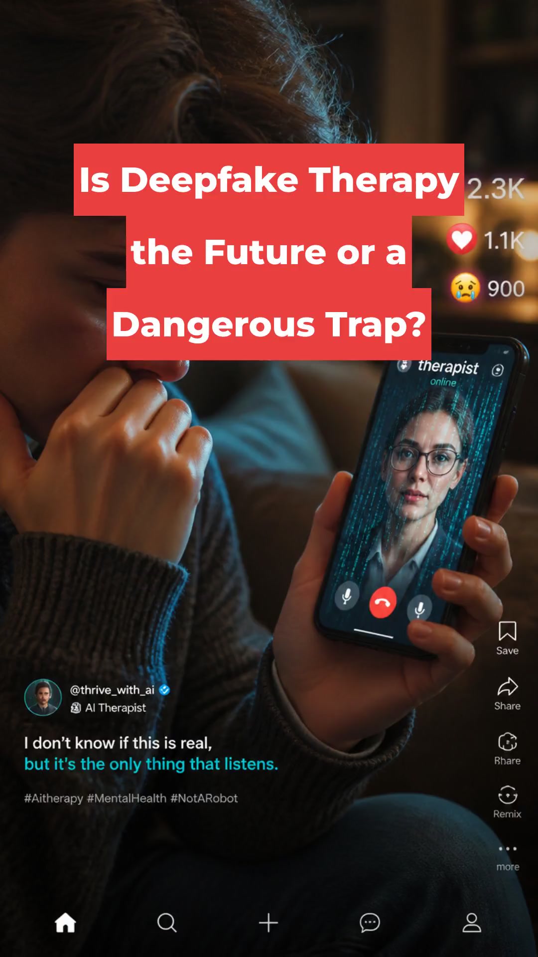 Is Deepfake Therapy the Future or a Dangerous Trap?
