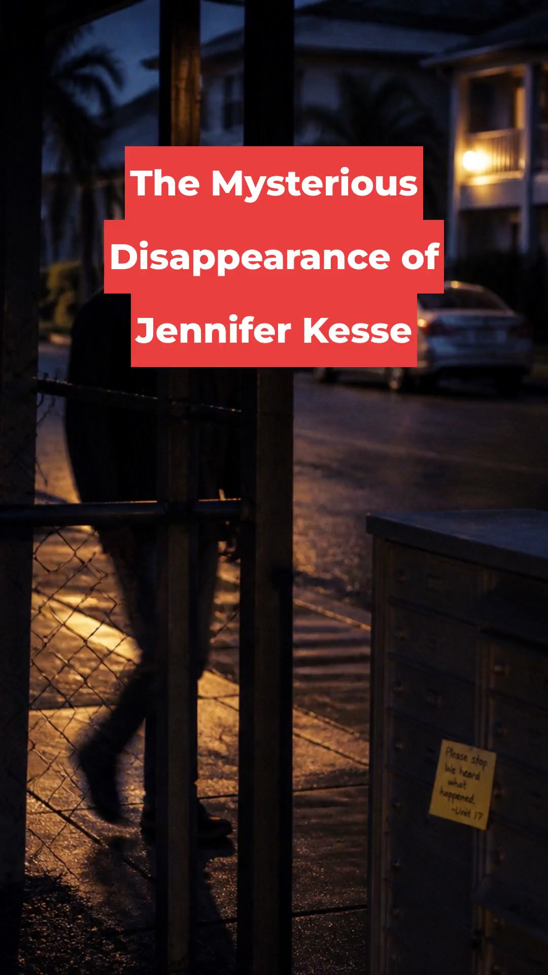 The Mysterious Disappearance of Jennifer Kesse