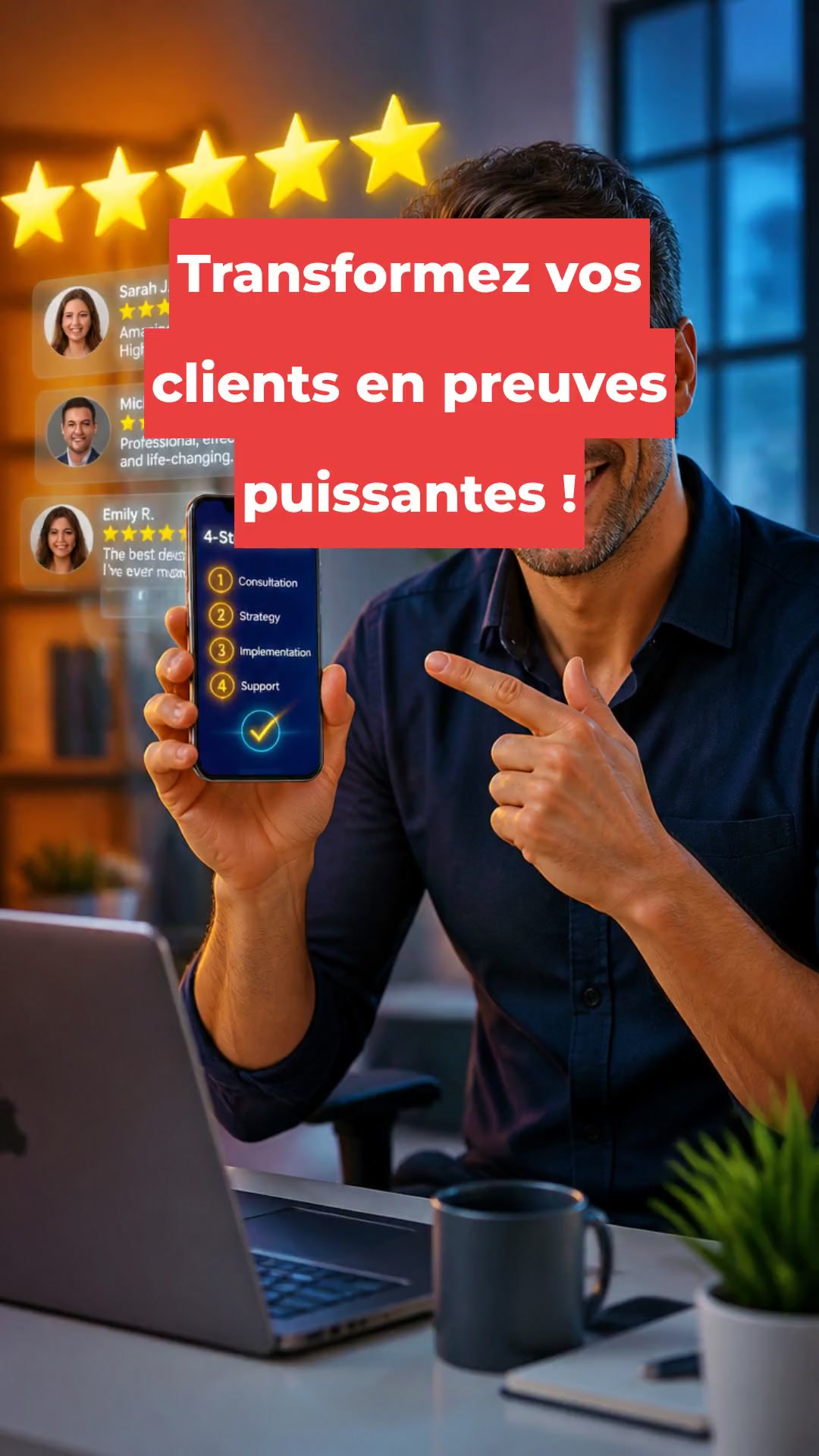 Transformez vos clients en preuves puissantes !