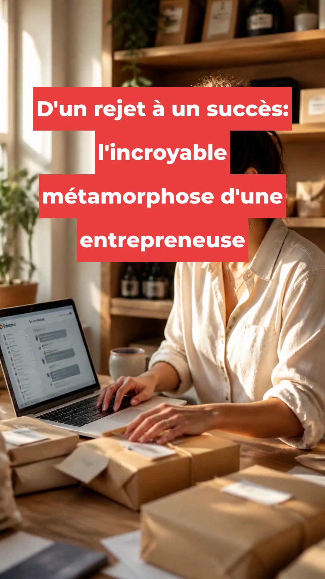 D'un rejet à un succès: l'incroyable métamorphose d'une entrepreneuse