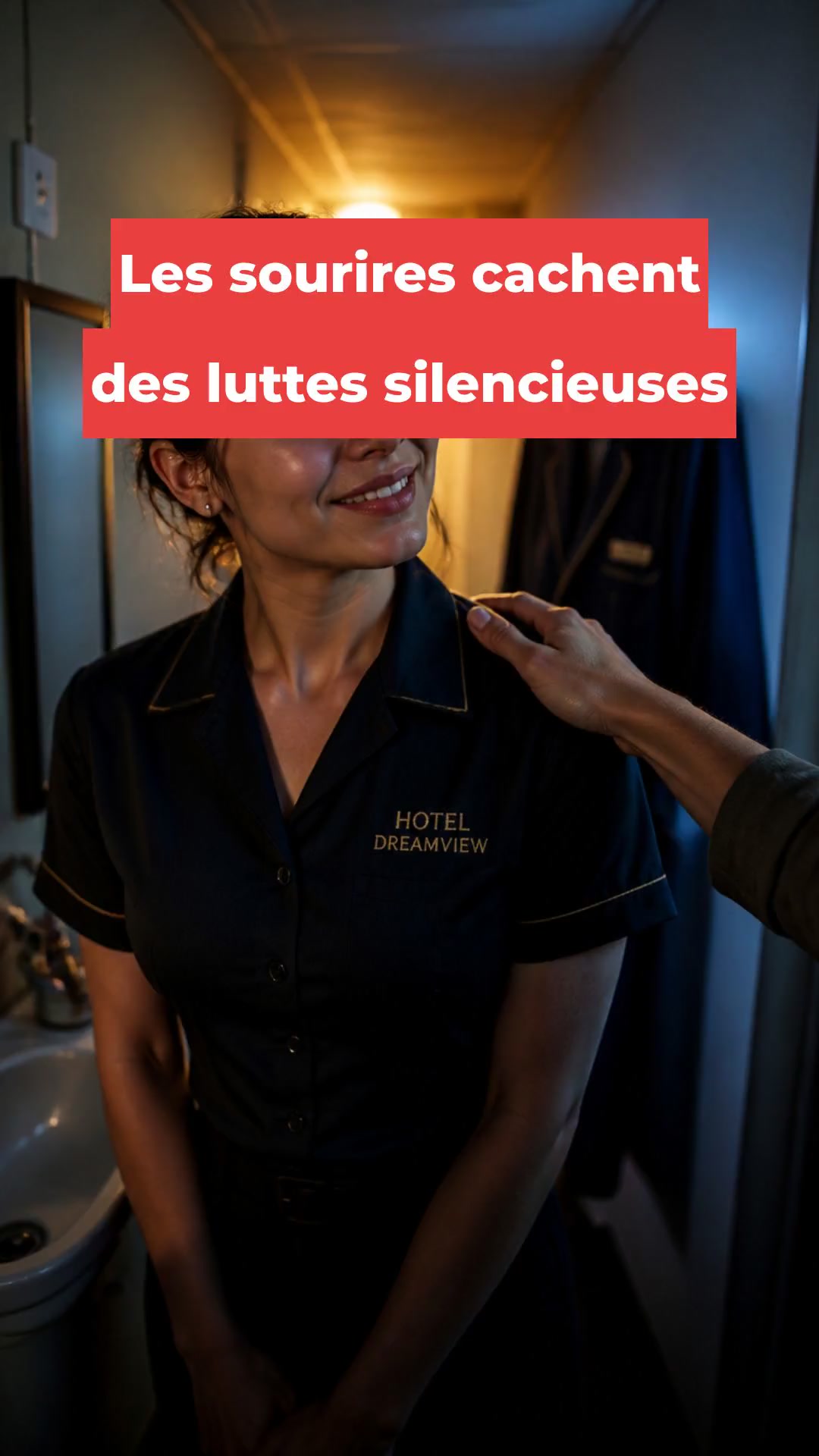 Les sourires cachent des luttes silencieuses