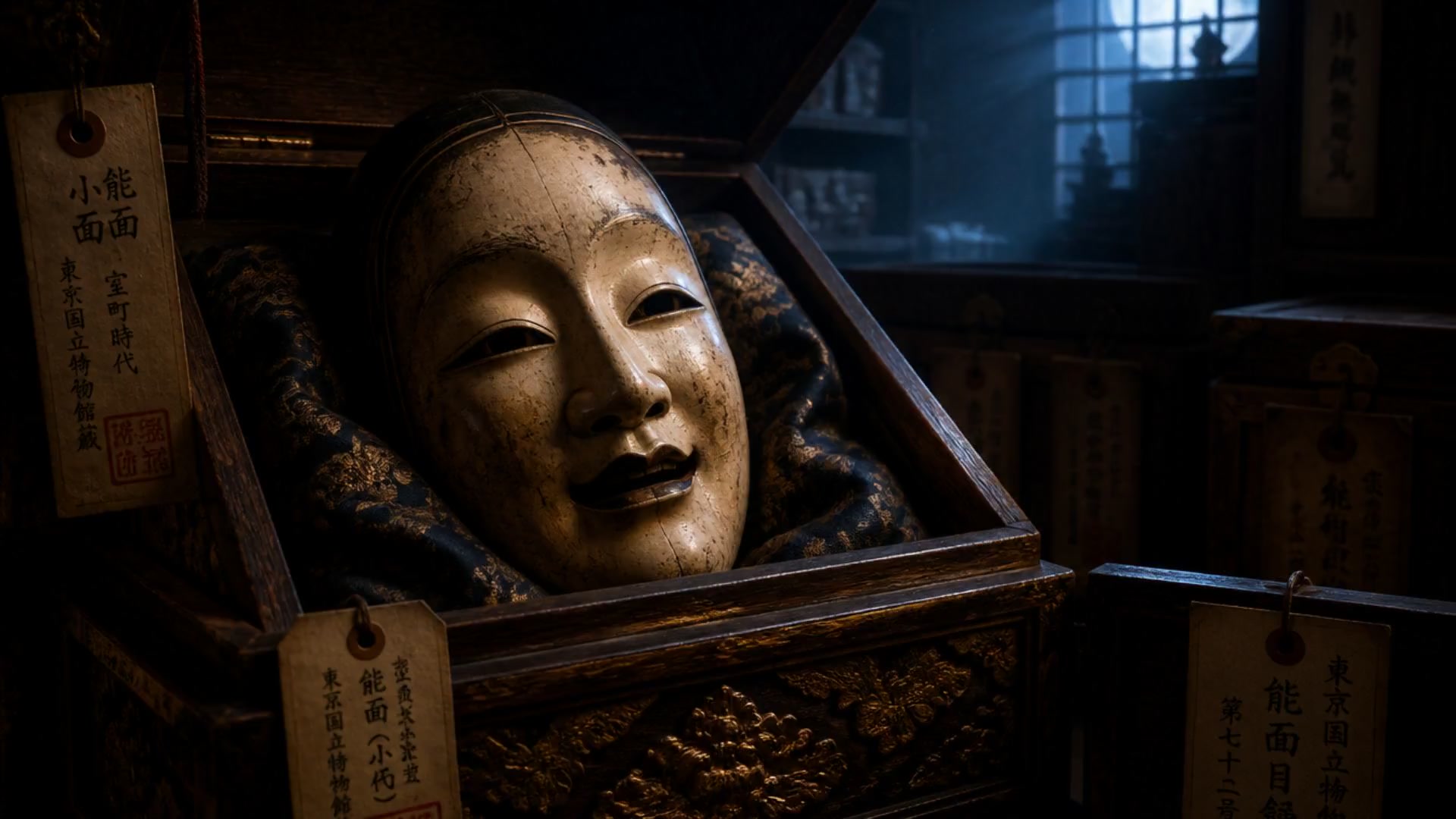 The Cursed Noh Mask: A Tale of Eternal Captivity