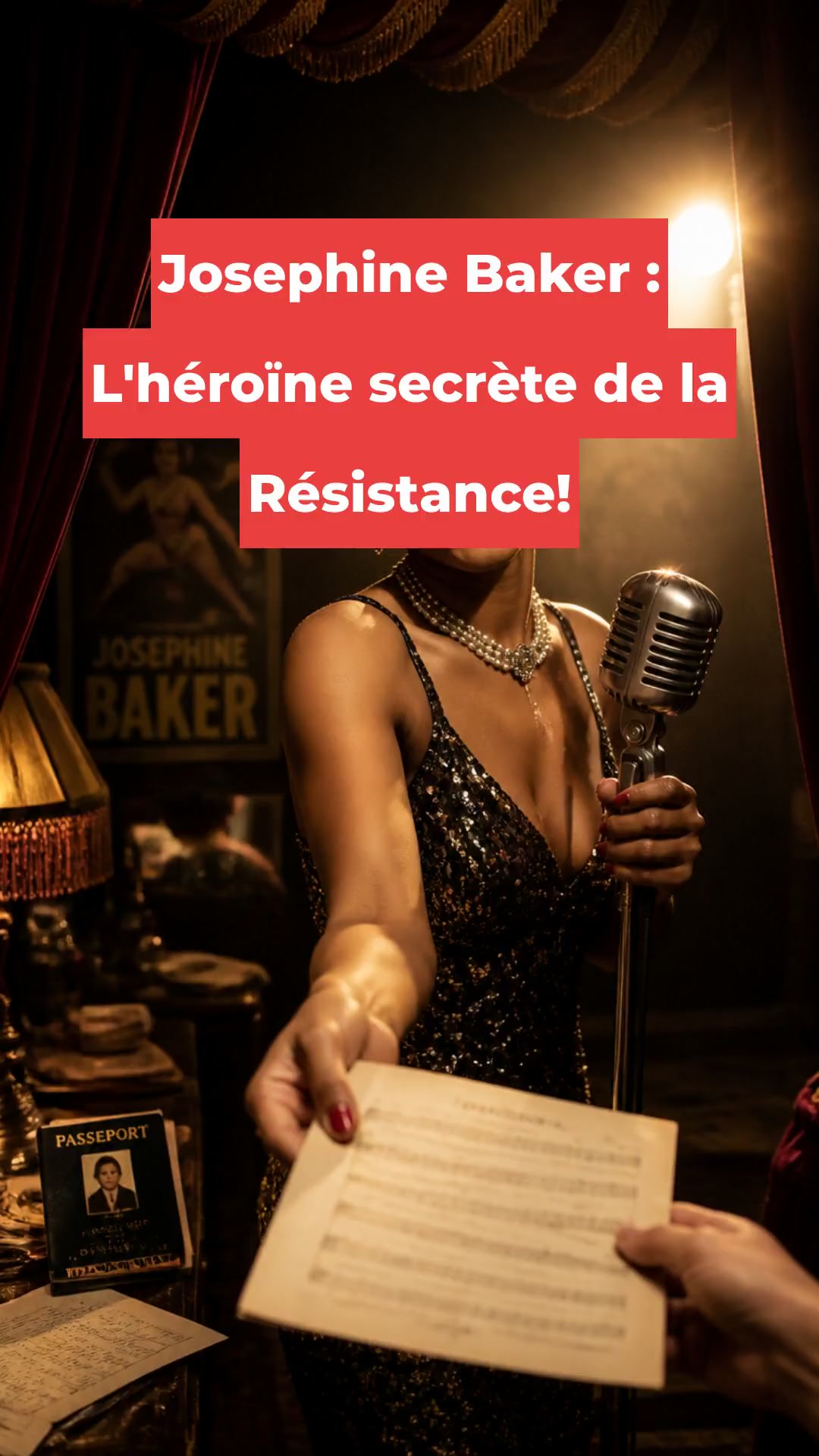 Josephine Baker : L'héroïne secrète de la Résistance!