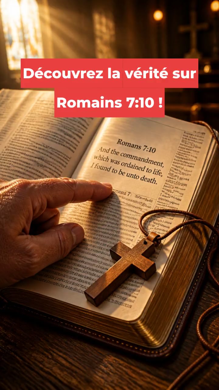 Découvrez la vérité sur Romains 7:10 !