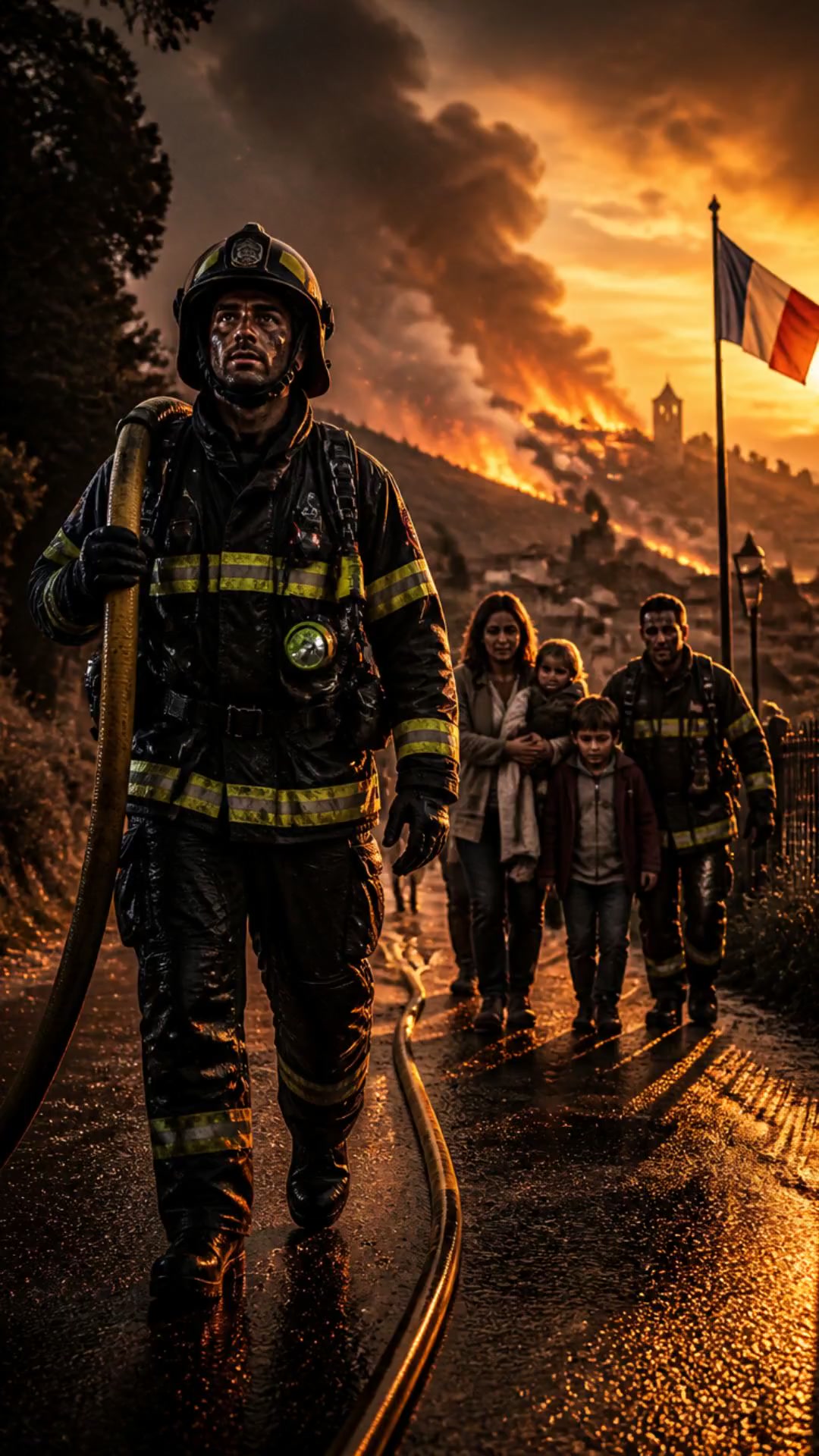 Héros des Flammes : Hommage aux Pompiers de France