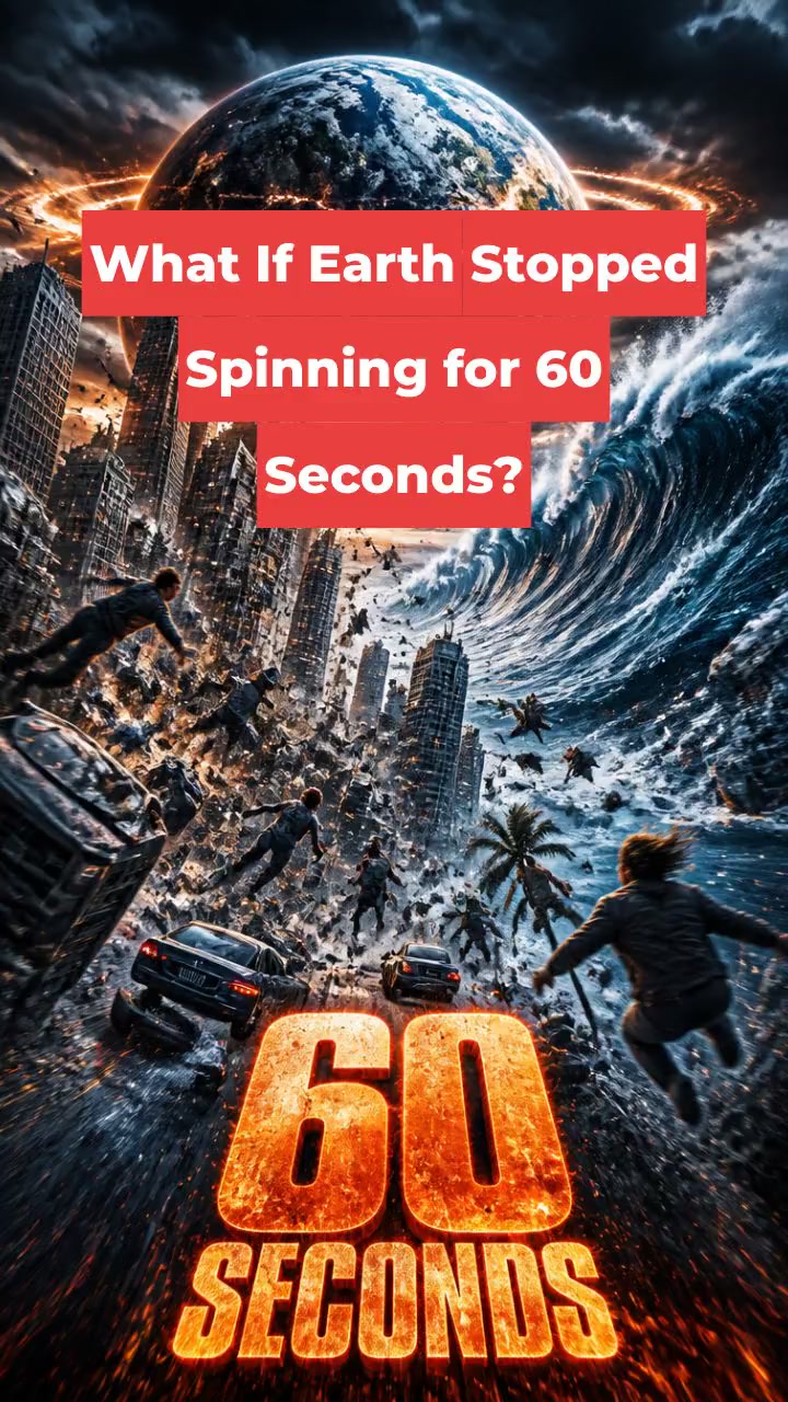 What If Earth Stopped Spinning for 60 Seconds?