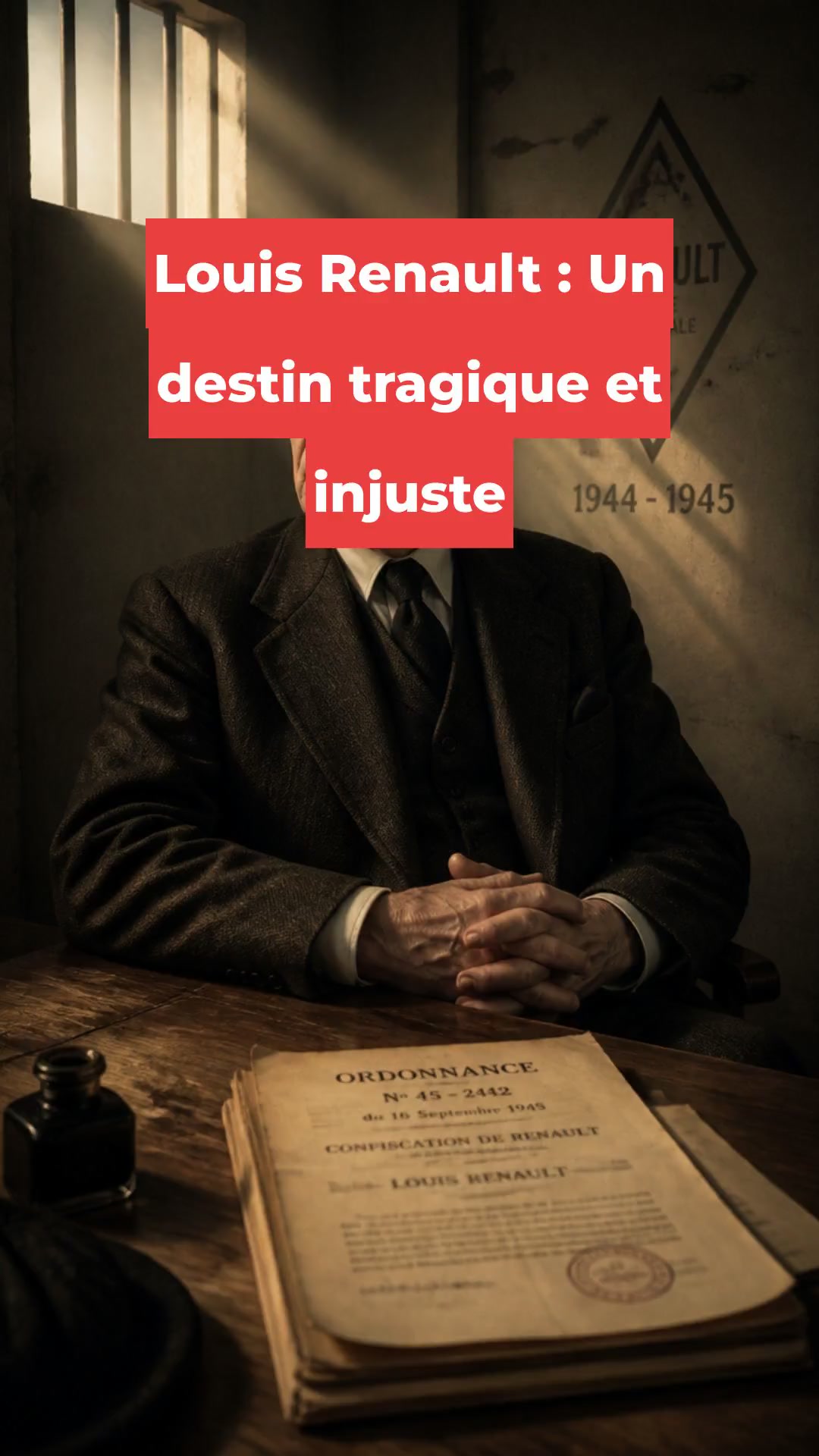 Louis Renault : Un destin tragique et injuste