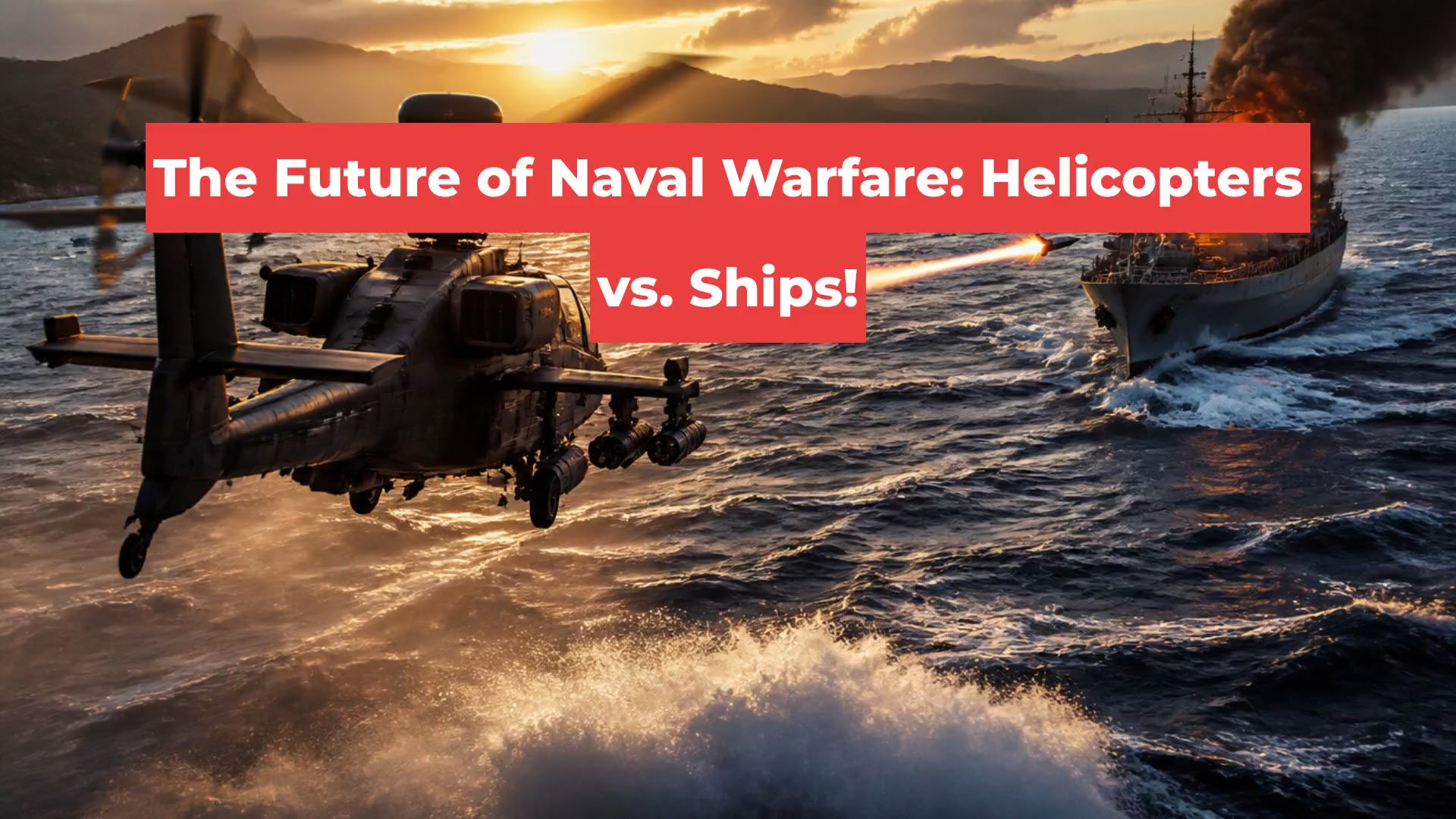 The Future of Naval Warfare: Helicopters vs. Ships!