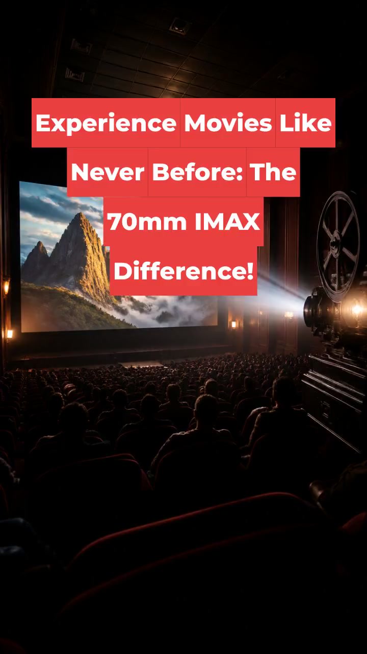 Experience Movies Like Never Before: The 70mm IMAX Difference!