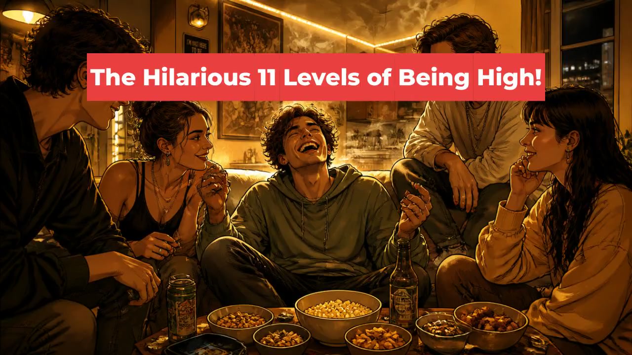 The Hilarious 11 Levels of Being High!