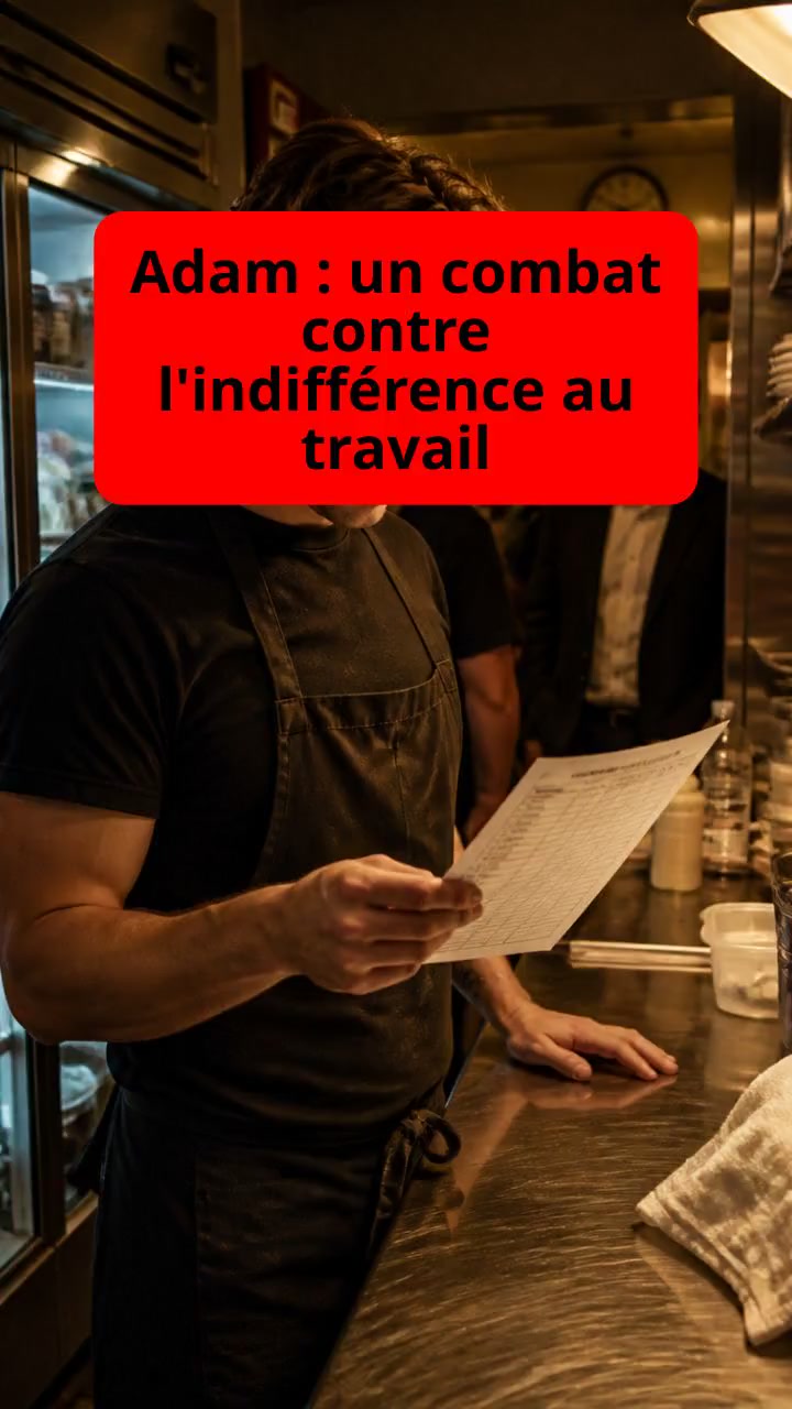 Adam : un combat contre l'indifférence au travail