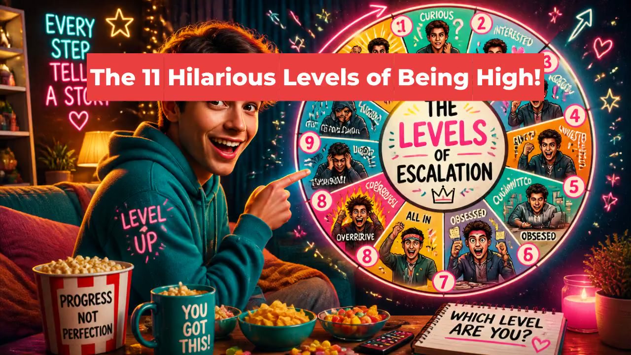 The 11 Hilarious Levels of Being High!