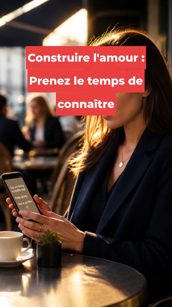 Construire l'amour : Prenez le temps de connaître