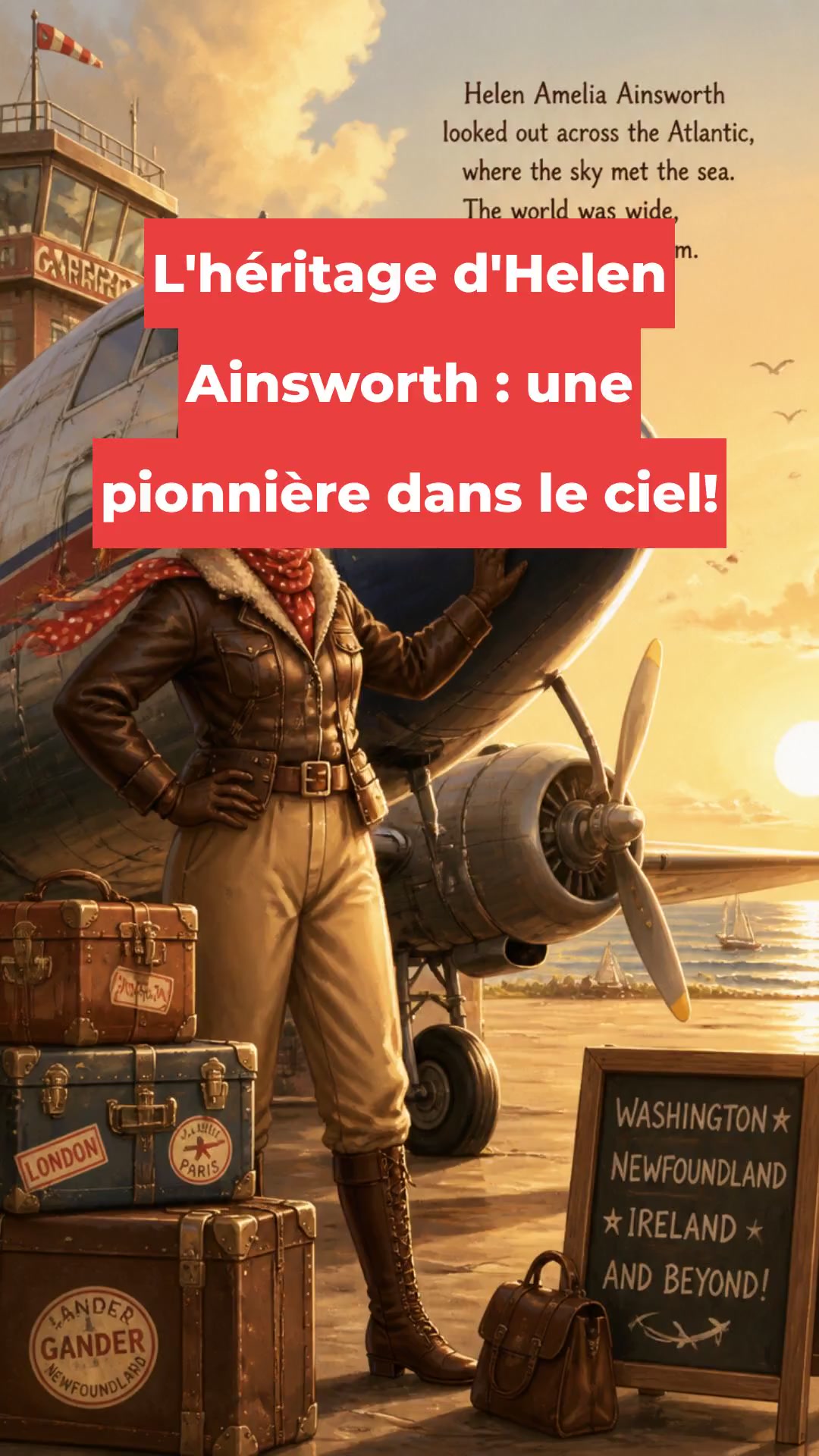 L'héritage d'Helen Ainsworth : une pionnière dans le ciel!