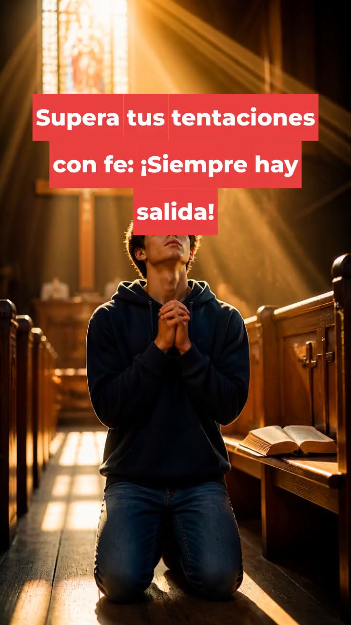 Supera tus tentaciones con fe: ¡Siempre hay salida!