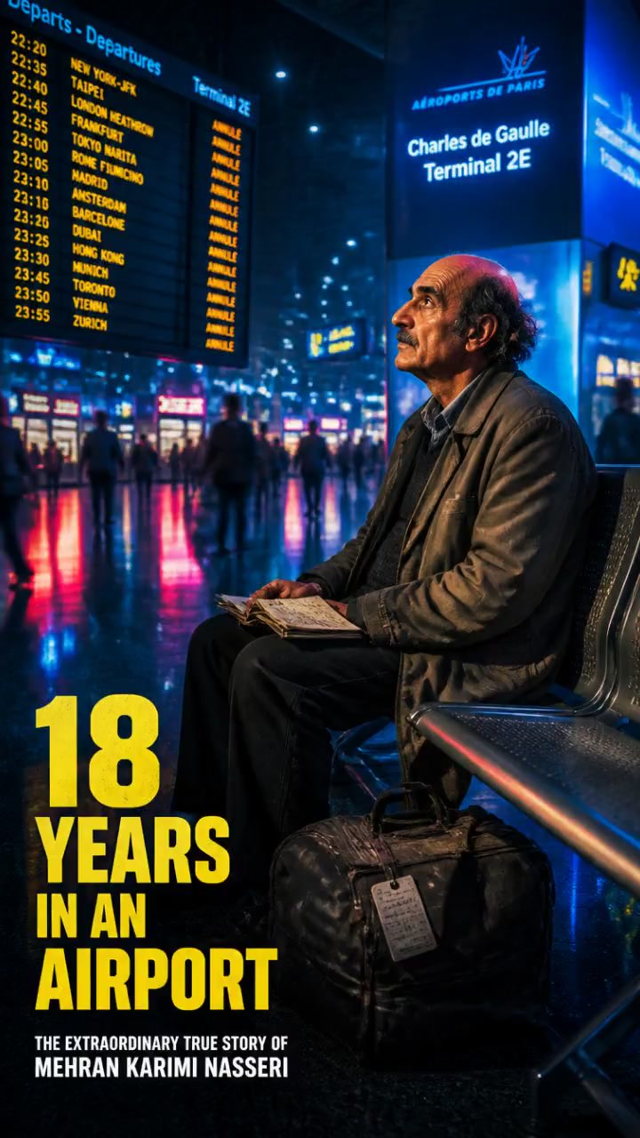 18 ans dans un aéroport : l'histoire incroyable de Mehran Nasseri