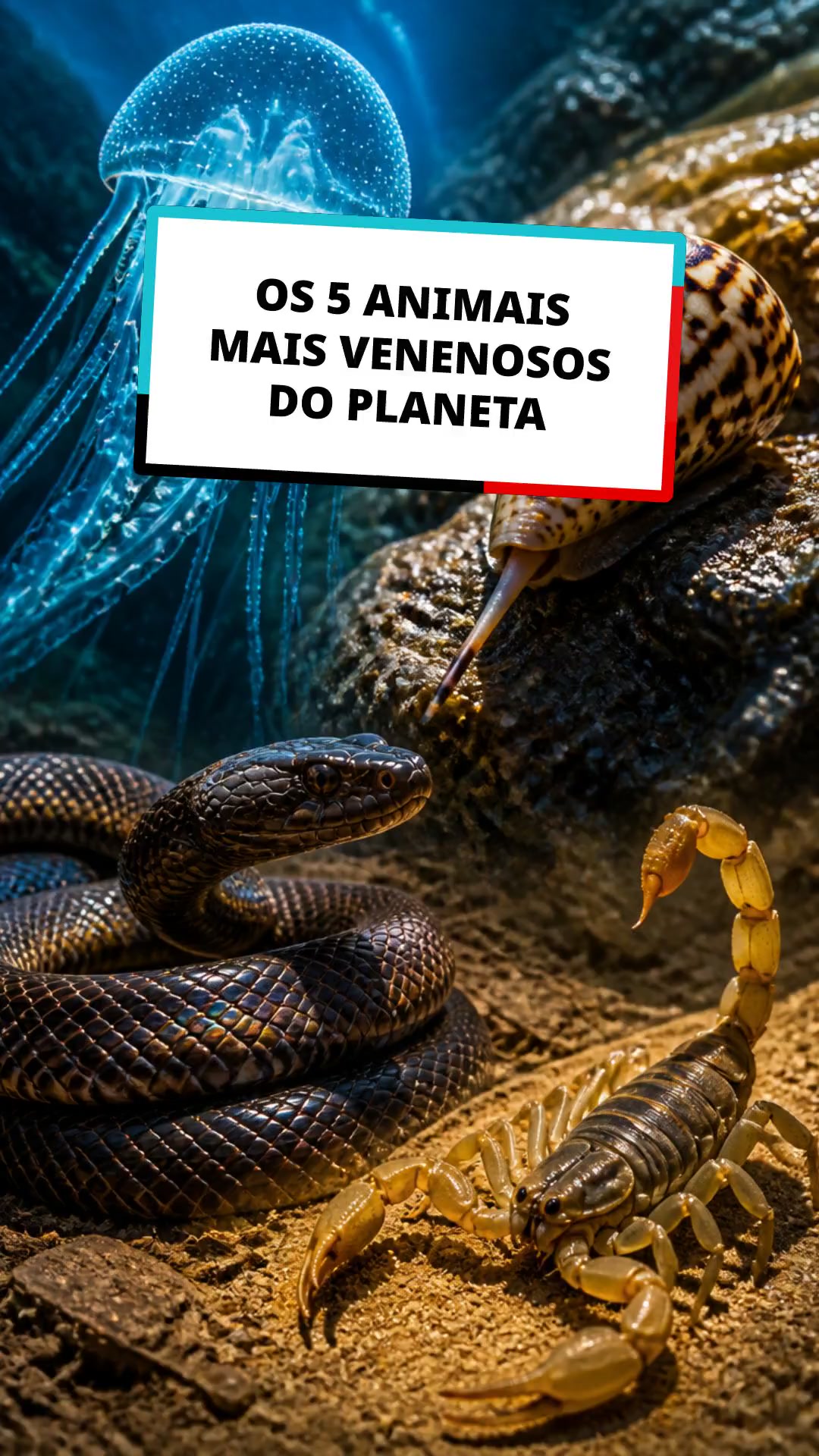 Os Animais Mais Venenosos que Podem Matar em Minutos!