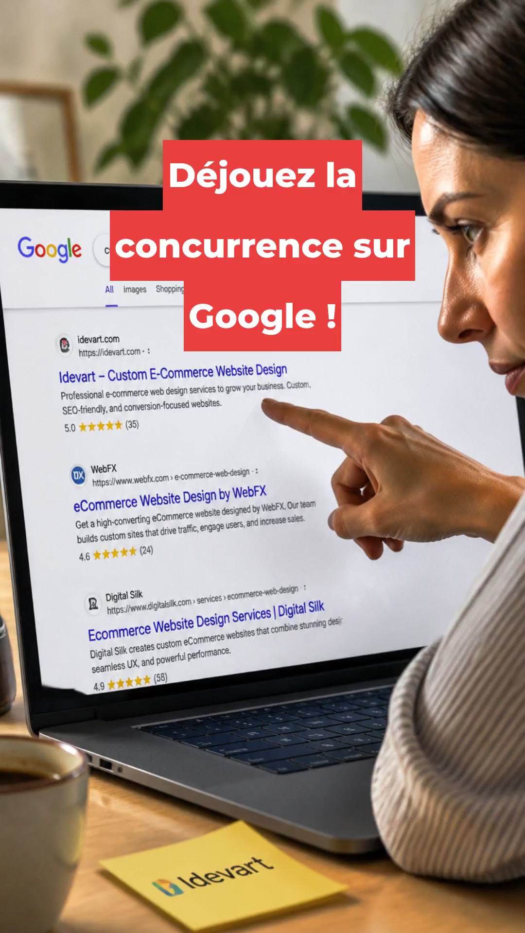 Déjouez la concurrence sur Google !